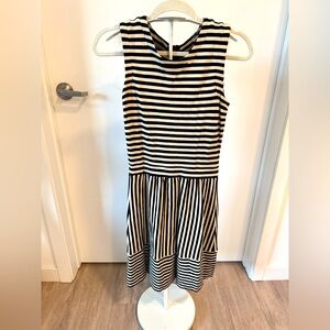Stripe dress. Hi line